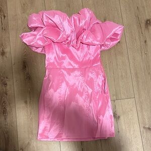 Show Me Your Mumu Major Drama Dress in Pink SIZE M